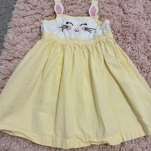 Gymboree Bunny yellow dress girls size 4t